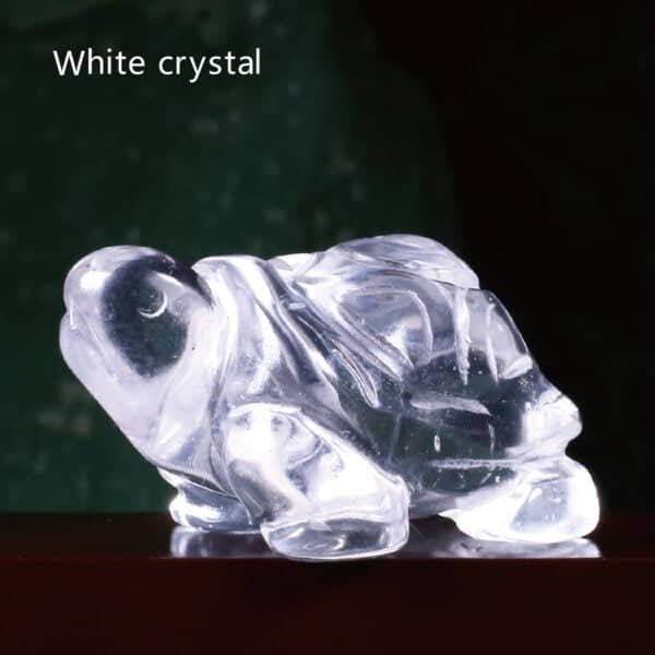 healing crystal turtle white crystal