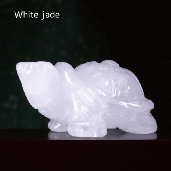 healing crystal turtle white crystal