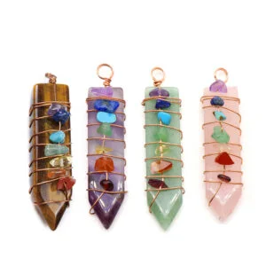 chakra pendant mixed color