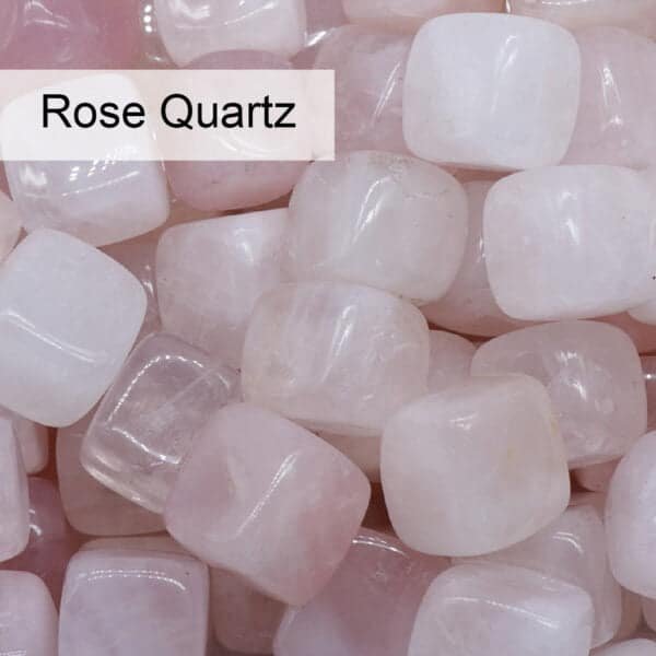 healing crystal cube rose quartz