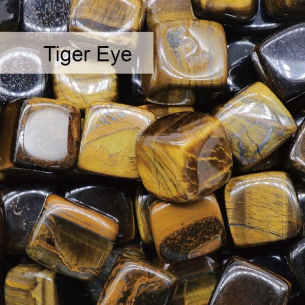 healing crystal cube tiger eye