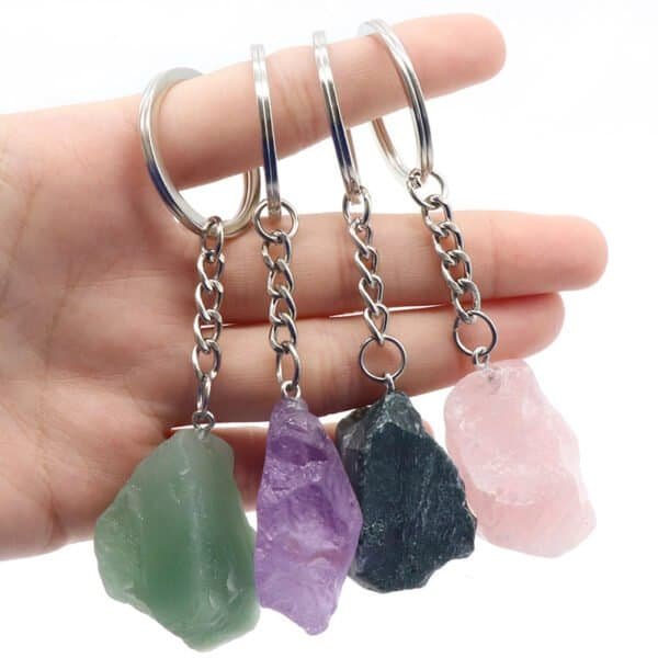 healing crystal keychain bulk