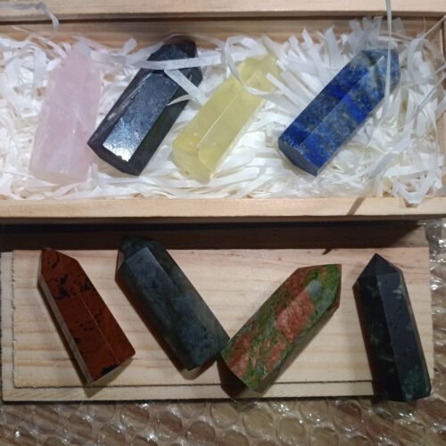 Healing Crystal Wands Set