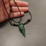 crystal pendant green aventurine