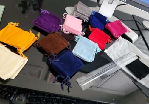 velvet pouch
