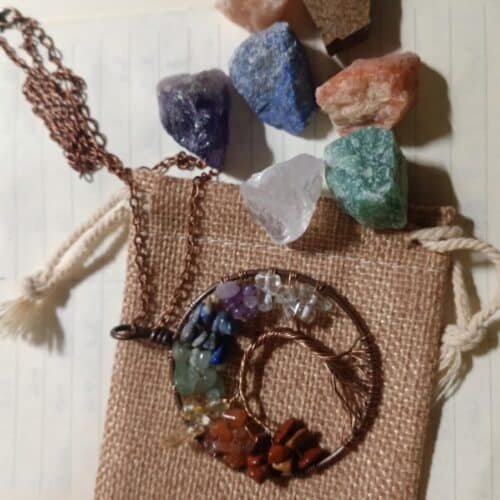 Natural Rough Chakra Stones Set