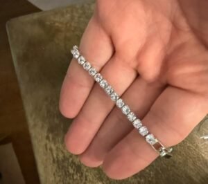 Stainless Steel Zirconia Tennis Bracelet SB34 photo review
