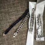 Men's Bike Chain Bracelet Stainless Steel Two-Tone Polished SB02 photo review