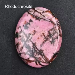 thumb worry stone rhodochrosite