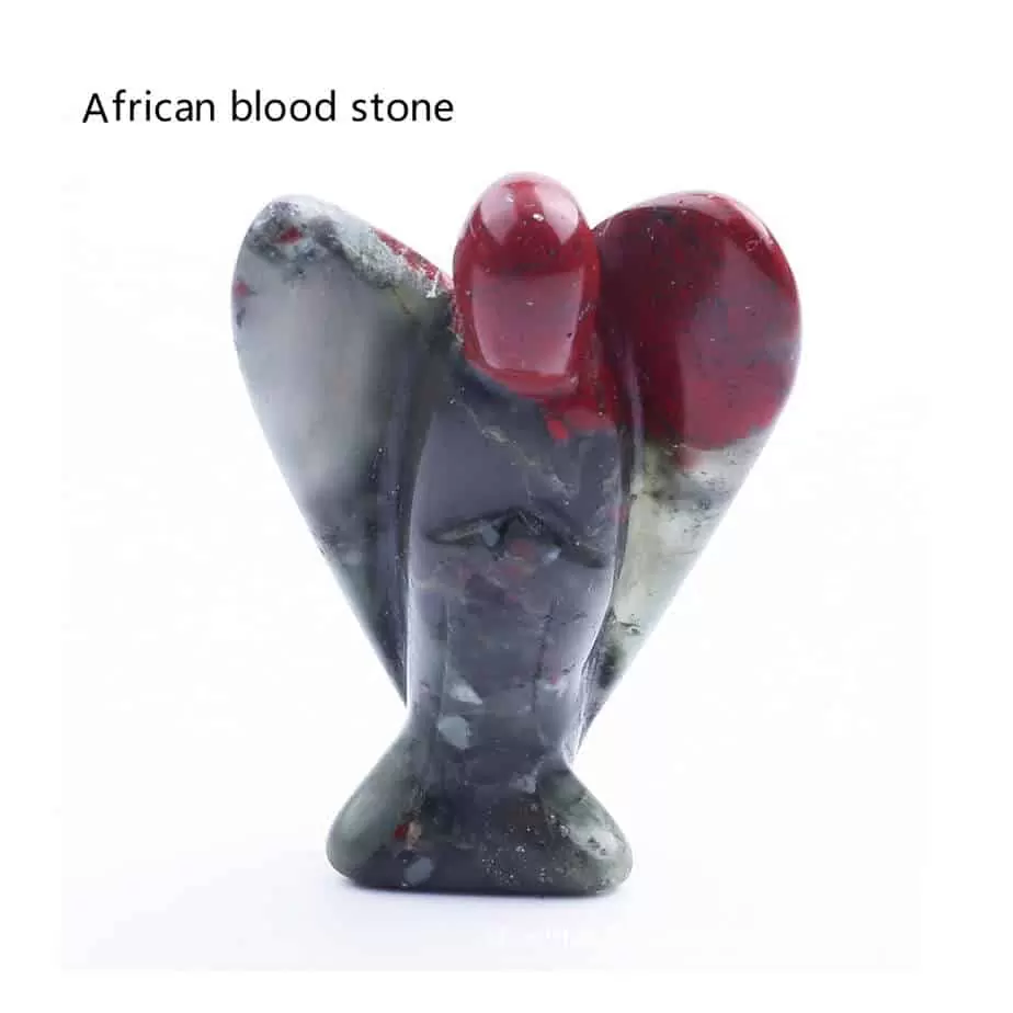 healing crystal angel African blood stone