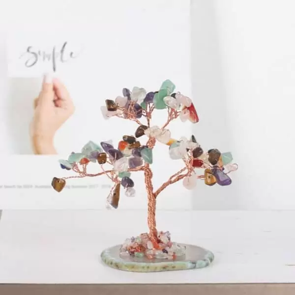 crystal tree colorful
