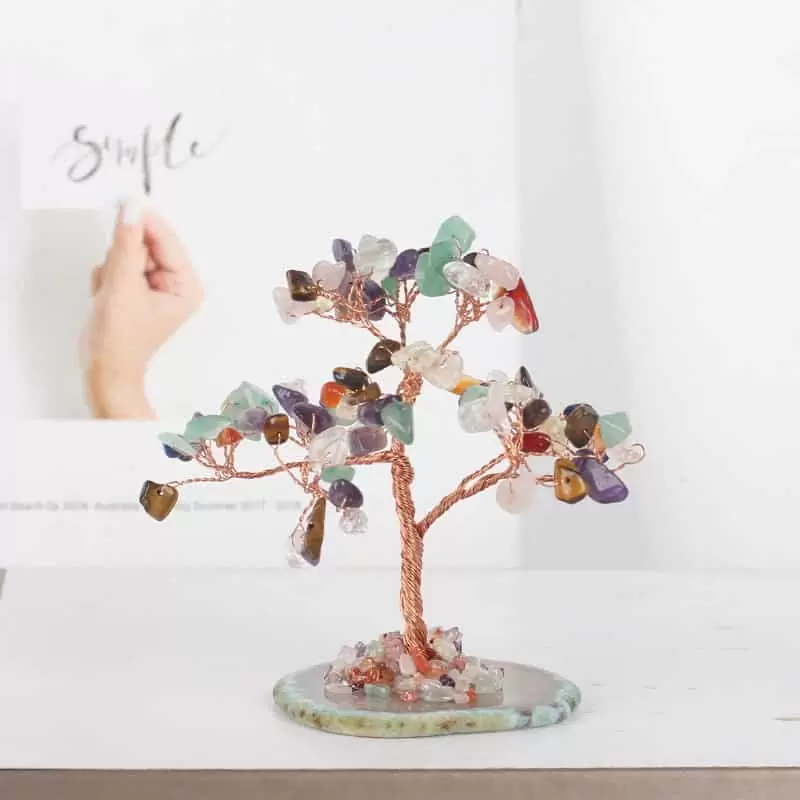 crystal tree colorful