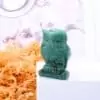 healing crystal owl green aventurine