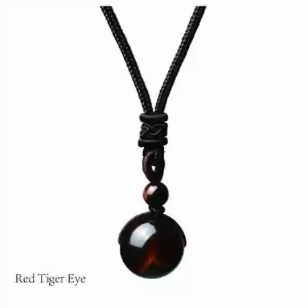 crystal pendant red tiger eye