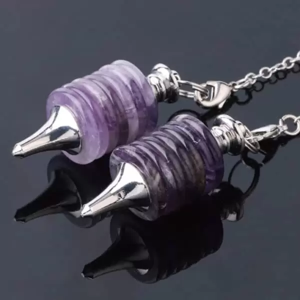 Crystal Pendulums Chakra Dowsing amethyst