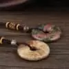 Circle Donut Crystals Necklace