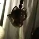 crystal pendant fox