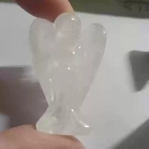 healing crystal angel clear crystal