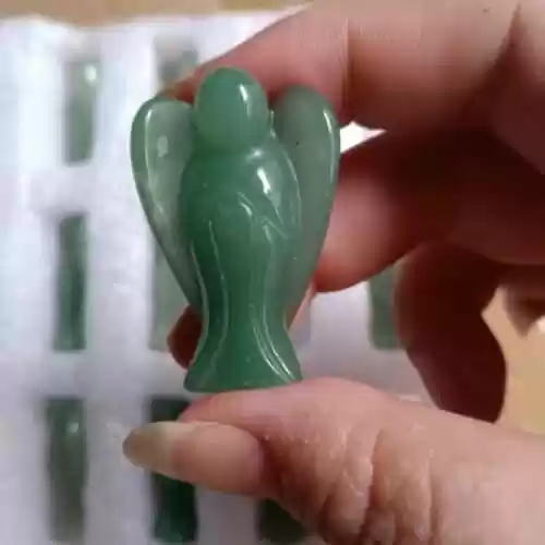 healing crystal angel green aventurine