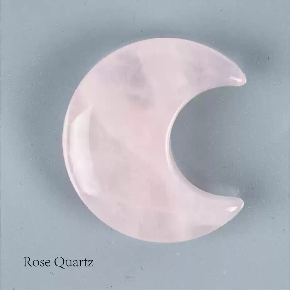 moon rose quartz