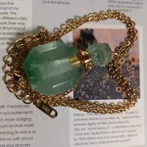 Crystal Pendant With Perfume Bottle