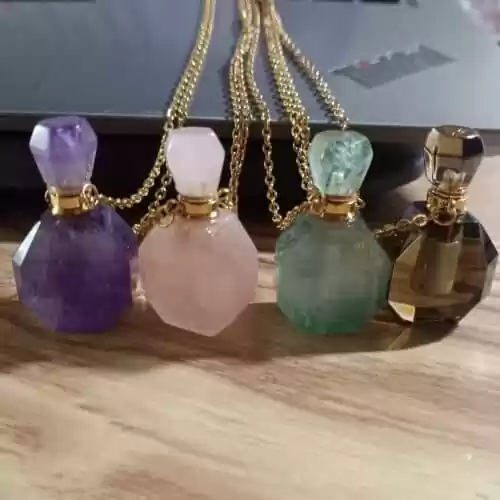 Crystal Pendant With Perfume Bottle