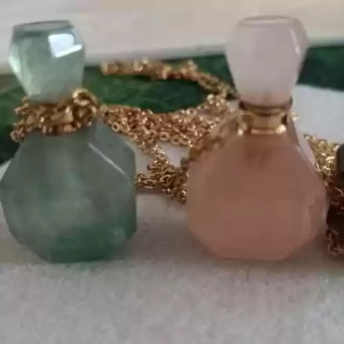 Crystal Pendant With Perfume Bottle