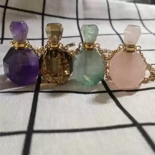 Crystal Pendant With Perfume Bottle