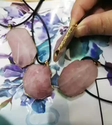 healing crystal pendant
