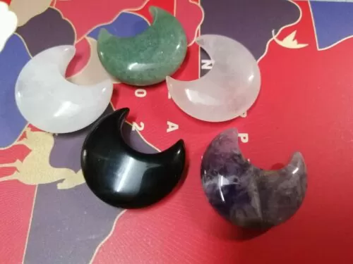 Moon Shape Worry Stones