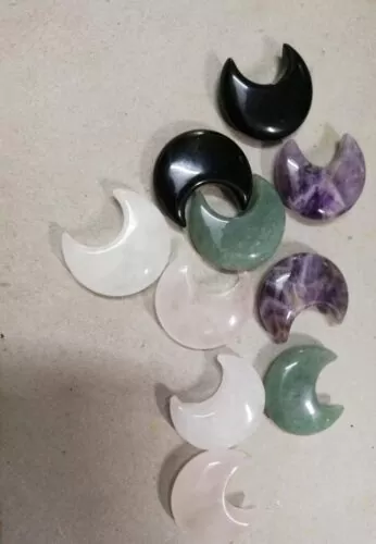 Moon Shape Worry Stones