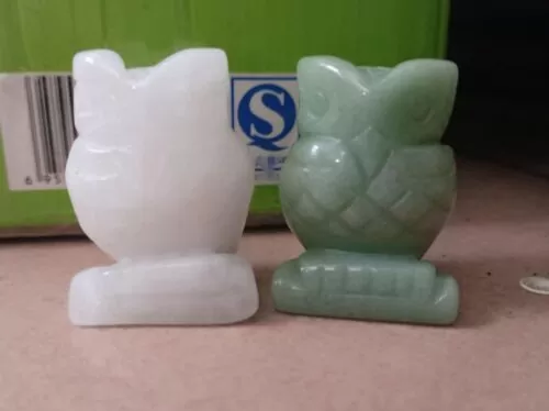 Owl Figurines Healing Crystal