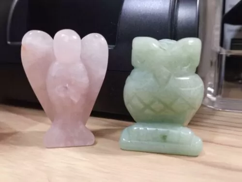 Owl Figurines Healing Crystal