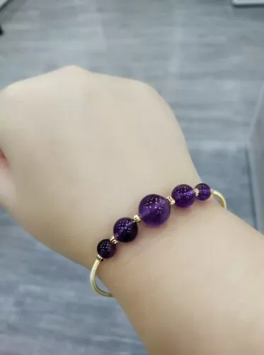 Natural Crystal Bangle