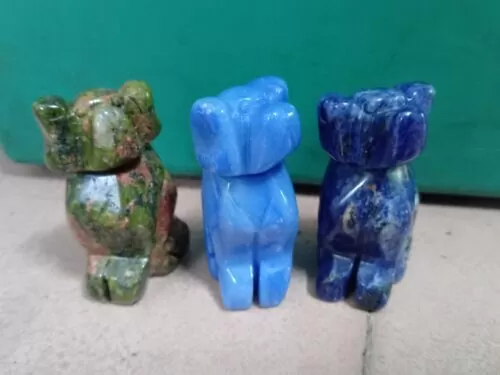 Natural Crystal Dog Sculpture