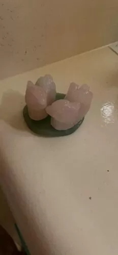Rose Quartz Mandarin Ducks