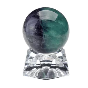 Healing Crystal Sphere with Acrylic Stand
