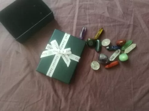 Chakras Hexagonal Column Energy Stone Suit