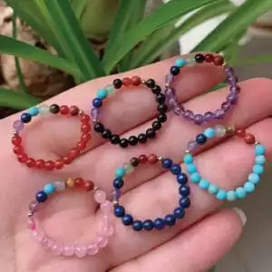 Chakra Gemstone Stretch Ring
