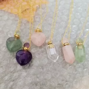 Crystal Pendant With Perfume Bottle