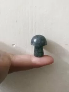 Natural Crystal Mushroom Sculpture
