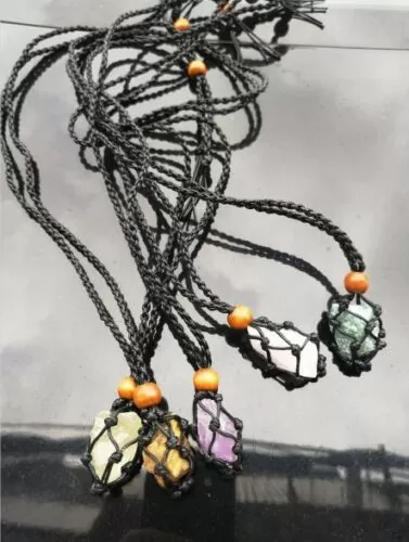 Healing Crystal Pendant Raw Stones
