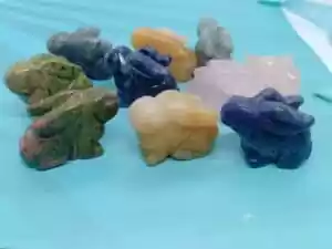 Natural Crystal Sitting Rabbit Statue