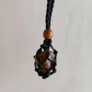 Healing Crystals Set Weave Rope Wrapped