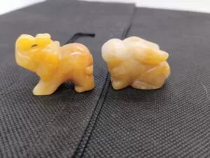 Natural Crystal Sitting Rabbit Statue