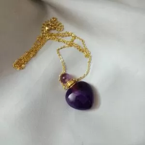 Crystal Pendant With Perfume Bottle