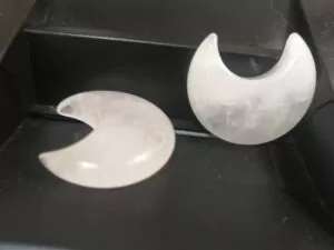 Moon Shape Worry Stones
