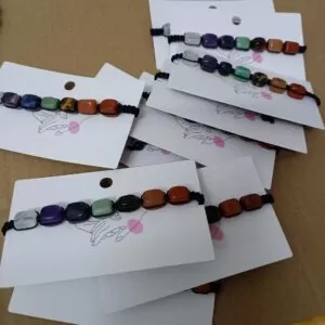 Chakra Healing Crystals Stretch Bracelet