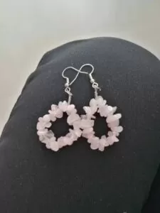 Natural Crystal Chips Earrings