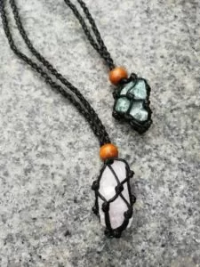 Healing Crystal Pendant Raw Stones